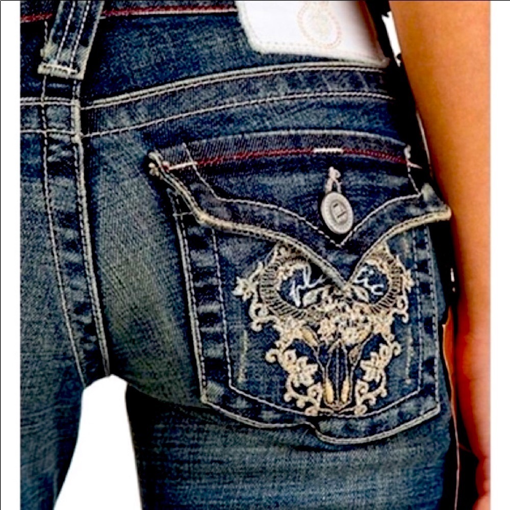 Plastic by gly distressed jeans